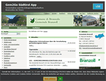 Tablet Screenshot of gemeinde.branzoll.bz.it